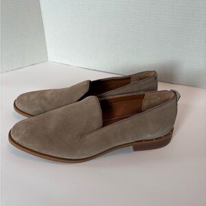 Franco Sarto Men's Tan Leather Suede Loafers 11 NEW